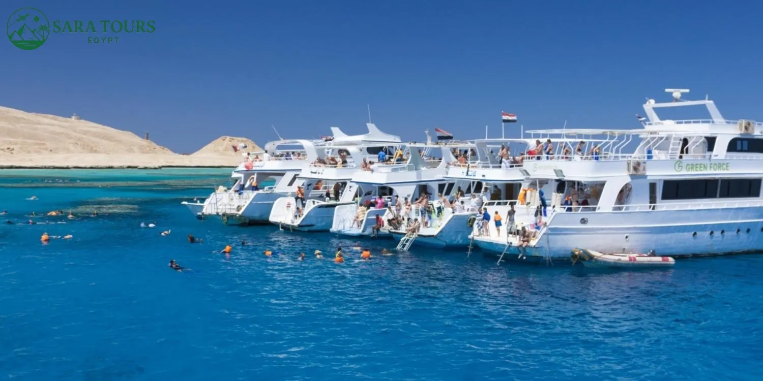 Ras Mohammed & White Island Boat Trip from Hurghada