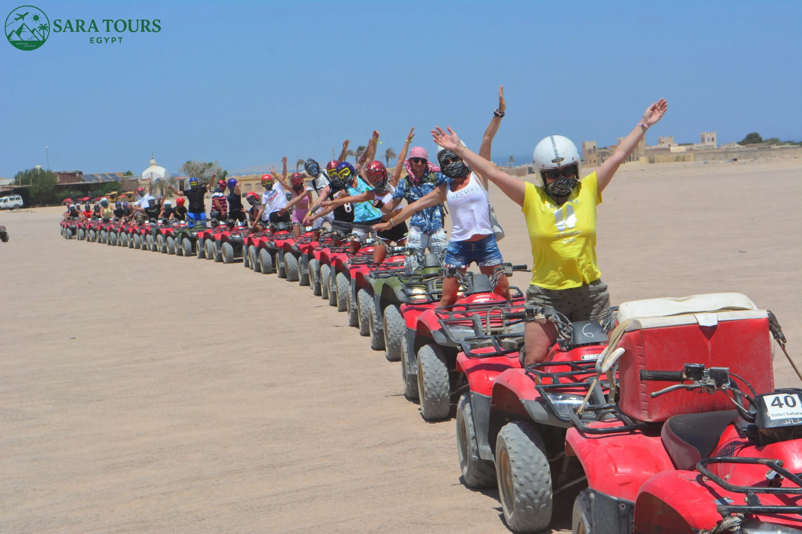 Quad biking in Hurghada without visiting the Bedouins